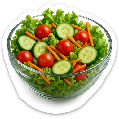 BOWL DI INSALATA,  iperrealistico 4k sticker