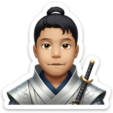 Moonlit Samurai sticker