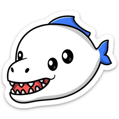 character with jaw dropped in total surprise sticker