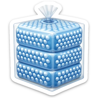 Packaging, Bubble wrap sticker