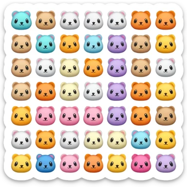Plushies sticker