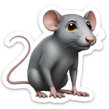 dirty rat sticker