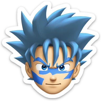 Goku super sayian blue  sticker