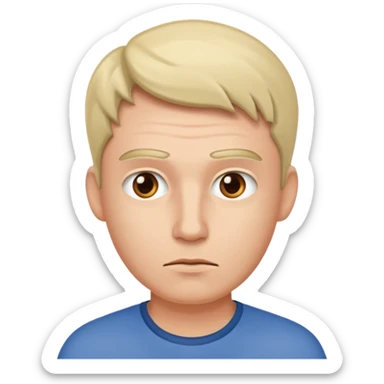 a  man  asking a question sticker