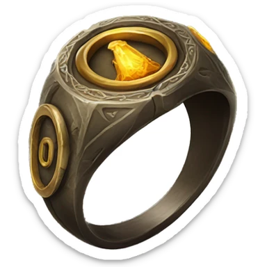 lord of the rings ring sticker