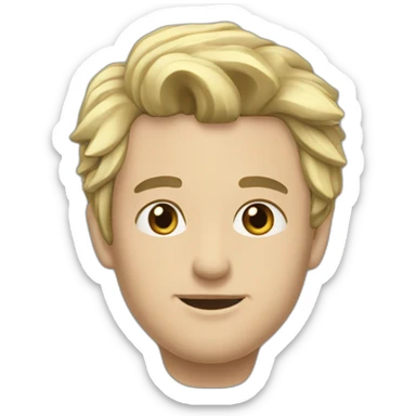 Bosse sur la tête sticker