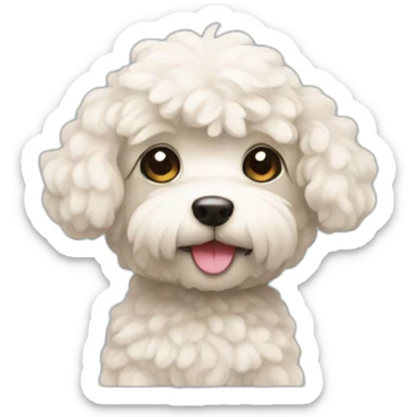 Mini pudel sticker