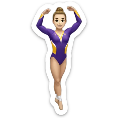 livvy dunne, lsu gymnast sticker