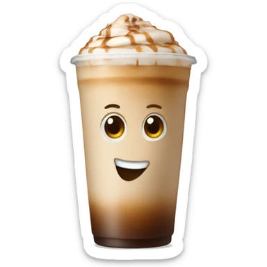 Iced latte sticker