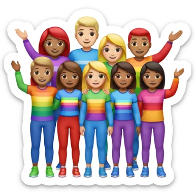 pride charcters sticker