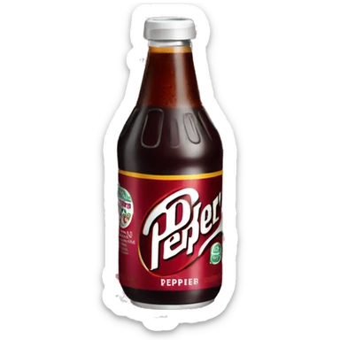 Dr. Pepper can  sticker