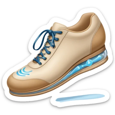 a shoe with a foot inside, stepping and showing a clear shoe print below. and leg with motion line







 sticker