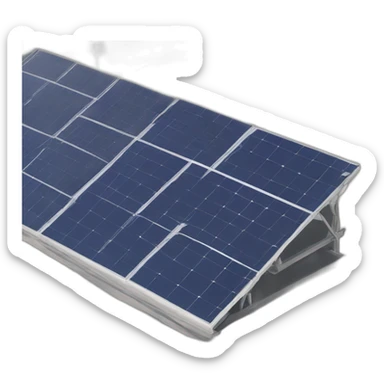 solar panel on parking sticker