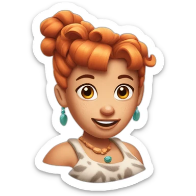 cute wilmaflintstone sticker