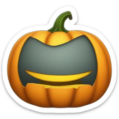 Citrouille Halloween effrayante sticker