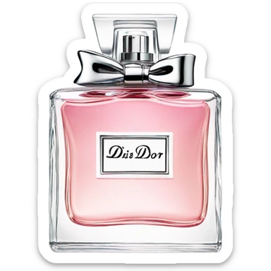 Miss dior perfume sticker