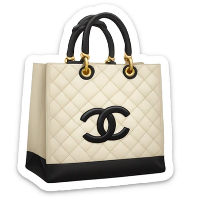 Chanel shopping bag sticker