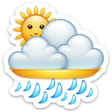 A nice sunny day sticker