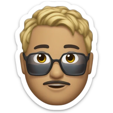 Badbunny Benito reggaeton Puerto Rico sticker