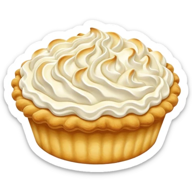 Cream pie sticker