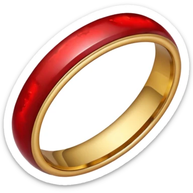 2 bloody wedding ring sticker
