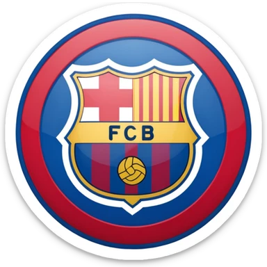 Fc Barcelona logo imoji sticker