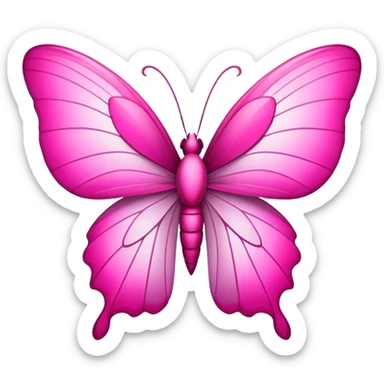 Mariposa rosa sticker