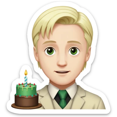Draco Malfoy’s Birthday sticker