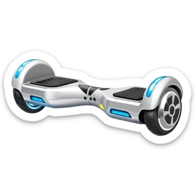 hoverboard from Fly For Fun MMORPG game, floating skateboard with no wheels sticker