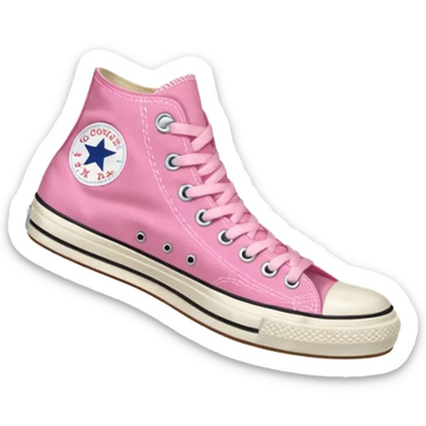 pink converse shoes sticker