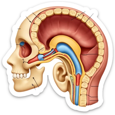 ear anatomy sticker