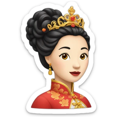 Une reine Chinoise sticker