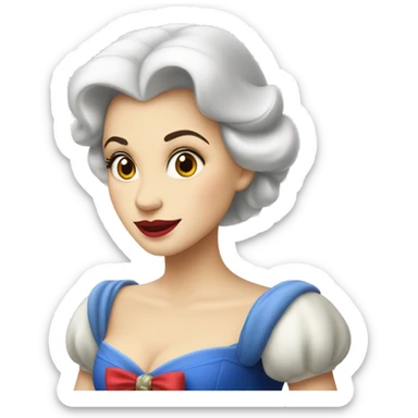 Blanche neige  sticker