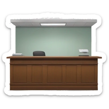 registration desk sticker