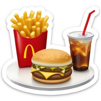 McDonald’s meal  sticker