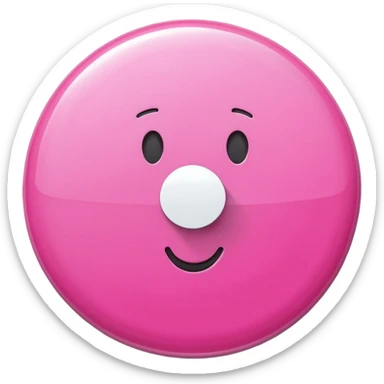 pink push pin  sticker