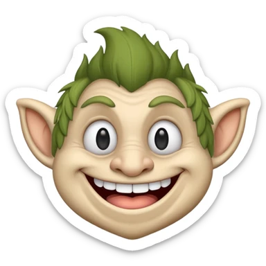 Troll face sticker
