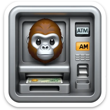 ATM FROM GORILLA TAG sticker