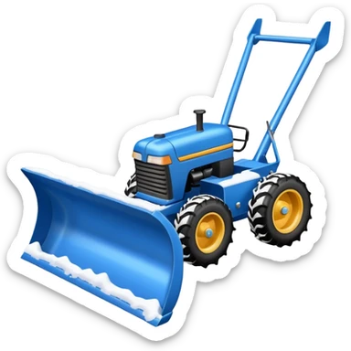 vblade plow snow sticker