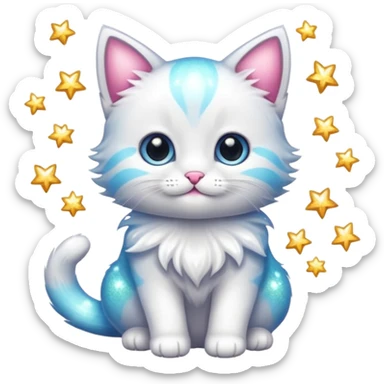 Sparkles and tiny kittens  sticker