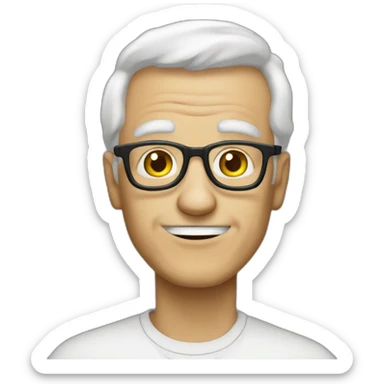 Recreate the ok cool meme with the Face of an old white male man sticker