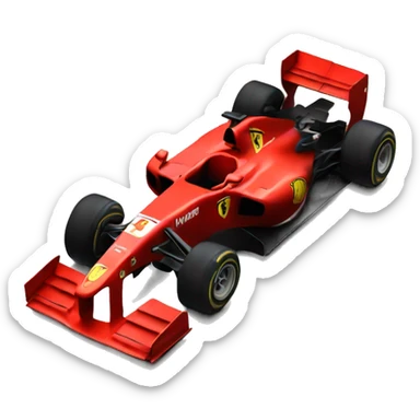 F1 Ferrari car sticker