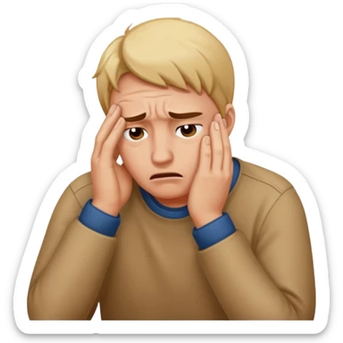facepalm sticker