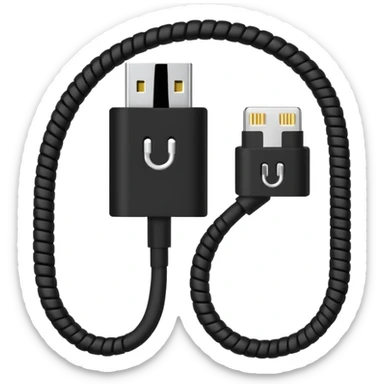 charge cable sticker