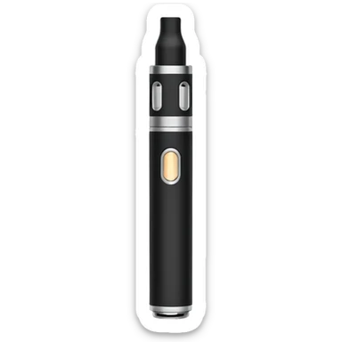 black simple Electronic cigarette sticker