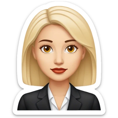 asesora comercial sticker