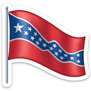  confederate flag emoji sticker