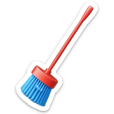 toilet fırçası sticker