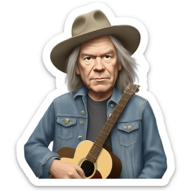 Neil young sticker