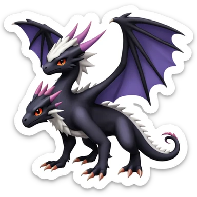 Salandit-Absol-Noibat-Noivern-Hybrid (Full body) sticker